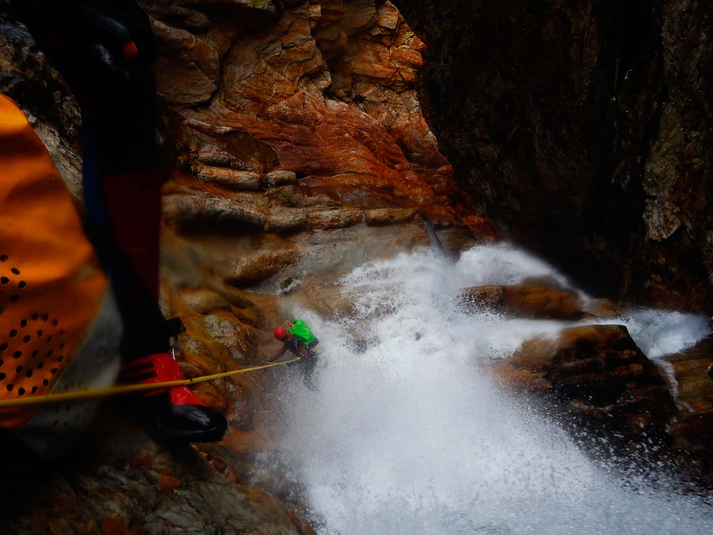 Canyoning Gouffre d’Enfer ((massif du Maupas, Luchonnais) Canyoning Gouffre d'Enfer (Maupas, Luchonnais)