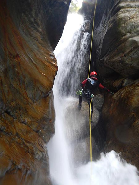 Canyon Gouffre d'ENfer, canyoning Pyrénées (Luchonnais)